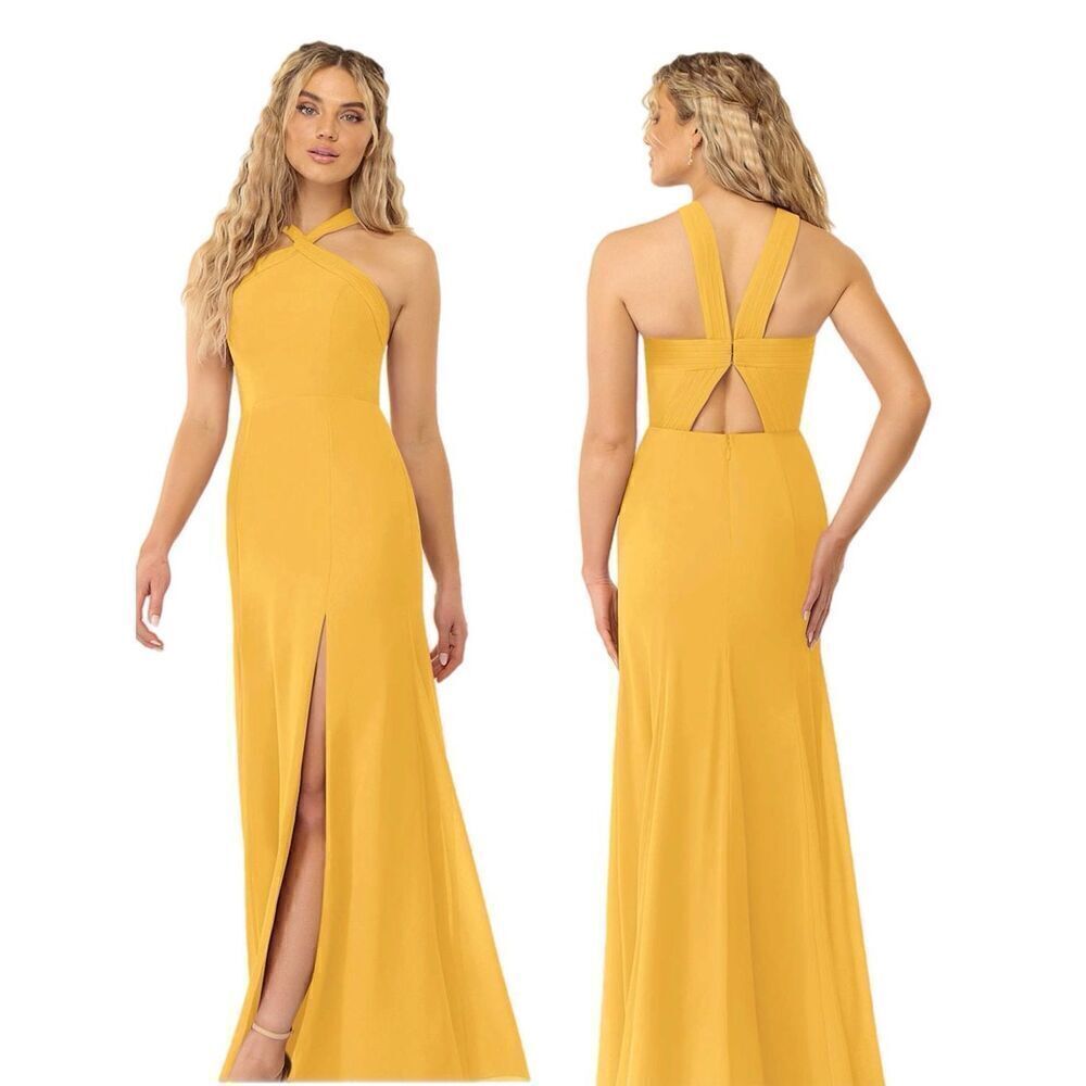 Azazie Daffodil Rue Dress